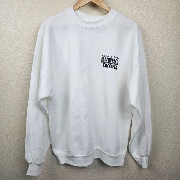 Hanes Other - Vtg Jackie Chan Rumble In The Bronx Movie Promo Sweatshirt Men Women XL White